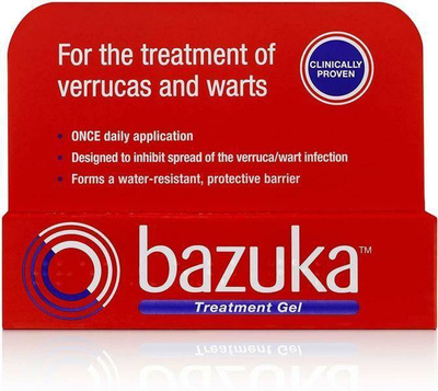 Bazuka Żel Leczniczy na Brodawki z Kwasem Salicylowym 12% 6g