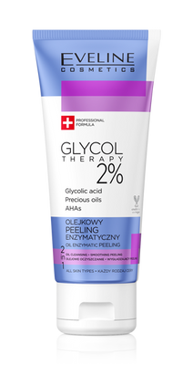 Eveline Glycol Therapy 2% Olejkowy Peeling Enzymatyczny do Każdego Rodzaju Cery 100ml