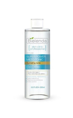 Bielenda Skin Clinic Super Mezo Nawilżający Tonik do Każdego Typu Cery 200ml