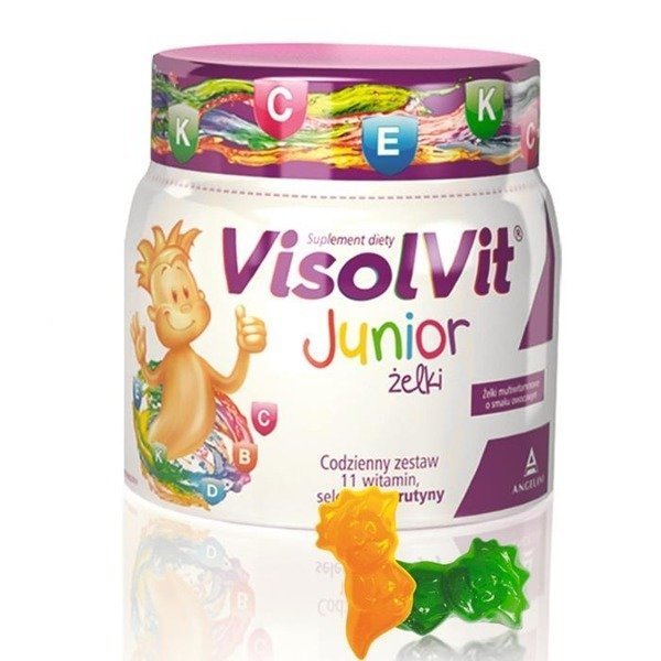 Visolvit Junior Żelki Owocowe dla Dzieci od 3 Lat 250g