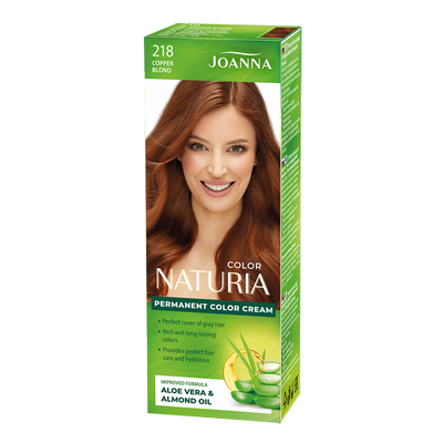 Joanna Naturia Color Farba do Włosów z Proteinami 218 Miedziany Blond 100ml
