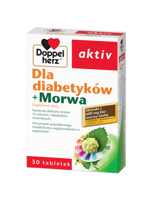 Doppelherz Aktiv dla Diabetyków z Morwą 30 Tabletek