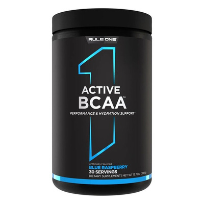 Rule One Active BCAA, Blue Raspberry - 390g