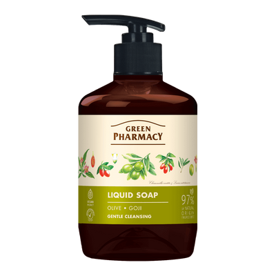 Green Pharmacy Mydło w Płynie Oliwa i Jagody Goji 460ml