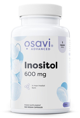 Osavi Inozytol 600mg na Równowagę Hormonalną i Wsparcie Płodności 100 Kapsułek