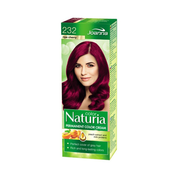 Joanna Naturia Color Farba do Włosów z Proteinami 232 Dojrzała Wiśnia 100ml