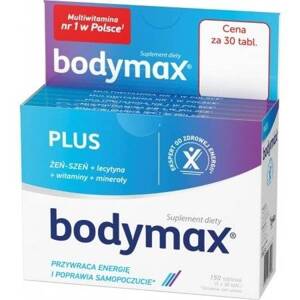  Bodymax Plus z Lecytyną Energia i Wzmocnienie 30 tabl.