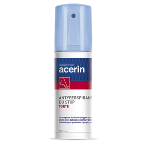Acerin Forte Antyperspirant Chroni Przed Nadmiernym Poceniem i Nieprzyjemnym Zapachem 100ml