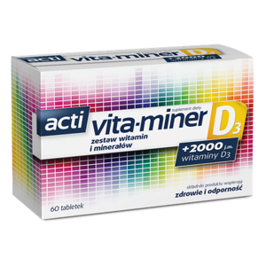 Acti Vita-miner D3 tabletki 60tabl.