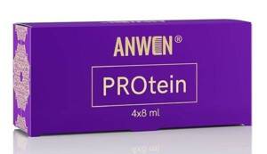 Anwen Protein Kuracja Proteinowa z Emolientami do Włosów w Ampułkach 4x8ml