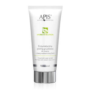 Apis Professional Hydro Evolution Enzymatyczny Peeling Gruszkowy do Twarzy z Lawą Wulkaniczną  2in1 dla Skóry Odwodnionej 200ml