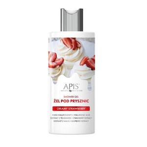 Apis Strawberry Cream Żel Pod Prysznic z Kwasem Hialuronowym Ekstraktem Truskawki i Maliny dla każdego Rodzaju Skóry 300ml