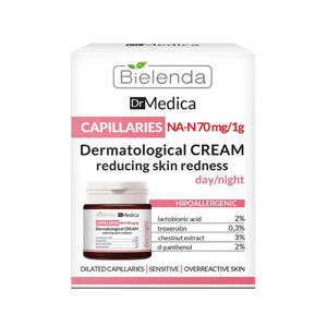 Bielenda Capillary Skin Dermatologiczny Krem do Twarzy na Zaczerwienienia na Dzień i na Noc 50ml