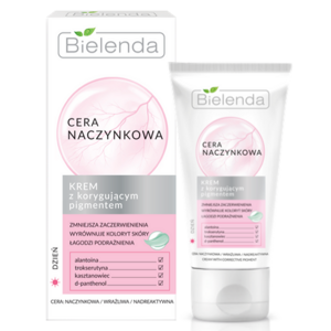 Bielenda Capillary Skin Krem z Korygującym Pigmentem do Skóry Naczynkowej i Wrażliwej na Dzień 50ml