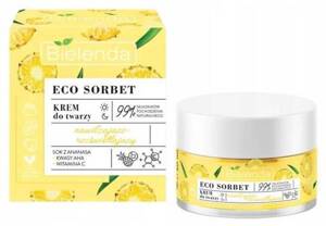 Bielenda Eco Sorbet Ananas Nawilżający i Rozświetlający Krem do Twarzy 50ml