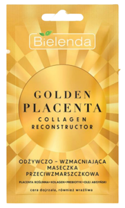 Bielenda Golden Placenta Collagen Reconstructor Odżywcza i Wzmacniająca Maseczka Przeciwzmarszczkowa 8g