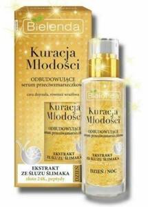 Bielenda Kuracja Młodości Odbudowujące Serum Przeciwzmarszczkowe ze Śluzem Ślimaka na Dzień i Noc 30ml