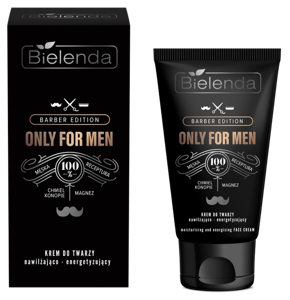 Bielenda Only for Men Barber Edition Krem Nawilżająco-Energetyzujący dla Mężczyzn 50ml
