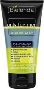 Bielenda Only for Men Super Mat Peelingujący Żel Oczyszczający do Twarzy 150g