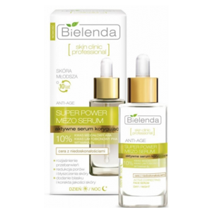 Bielenda Skin Clinic Super Power Korygujące Serum do Twarzy na Noc do Cery z Niedoskonałościami 30ml