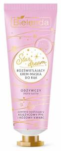 Bielenda Star Dream Rozświetlająco-Odżywczy Krem Maska do Rąk dla Skóry Suchej 50ml