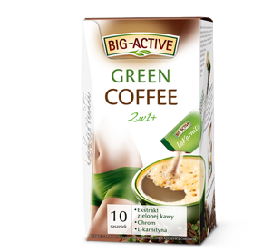 Bio Active Green Coffee 2w1 Zielona Kawa z L-Karnityną i Chromem 10x12g