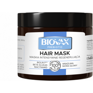 Biovax Prebiotic Maska Intensywnie Regenerująca do Wrazliwej Skóry Głowy 250ml