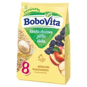 BoboVita Bezmleczna Kaszka Zbożowa o Smaku Jabłka i Śliwki po 8 Miesiącu 180g