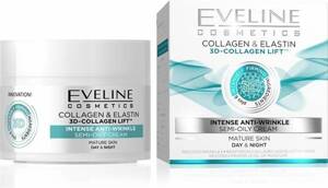 Eveline 3D Collagen Lift Krem Silnie Przeciwzmarszczkowy do Cery Dojrzałej na Dzień i Noc 50ml
