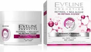 Eveline 3D-Retinol System Intensywnie Ujędrniający Krem na Dzień i Noc do Każdego Typu Cery 50ml