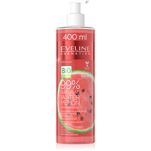 Eveline 99 Natural Watermelon Arbuzowy Nawilżająco Kojący Hydrożel do Ciała i Twarzy 400ml