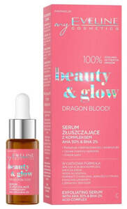 Eveline Beauty & Glow Dragon Blood! Serum Złuszczające z Kompleksem AHA 30% i BHA 2% 18ml