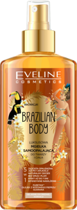 Eveline Brazilian Body Luksusowa Mgiełka Samoopalająca do Twarzy i Ciała 150ml