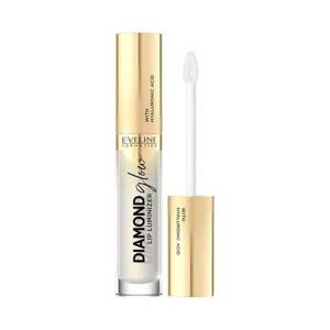 Eveline Diamond Lip Glow Lip Gloss with Hyaluronic Acid No. 07 Golden Dust 4.5ml