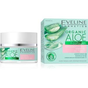 Eveline Organic Aloe + Collagen Lekki Wegański Krem Żel Nawilżający i Łagodzący 50ml