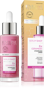 Eveline Serum Shot Skoncentrowana Kuracja Odżywcza 6x Ceramidy dla Skóry Wrażliwej 30ml