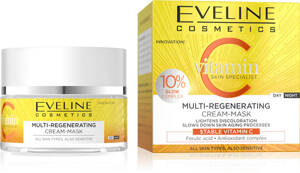 Eveline Skin Specialist Vitamin C Multiregenerujący Krem Maska dla Każdego Rodzaju Skóry na Dzień na Noc 50ml