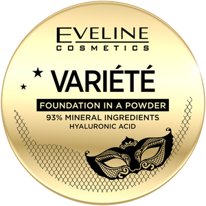Eveline Variete 93% Naturalnych Składników Podkład Mineralny w Pudrze 03 Light Vanilla 8g