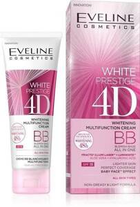 Eveline White Prestige 4D Wybielający Wielofunkcyjny Krem BB 50ml