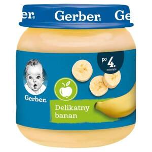 Gerber Deserek Delikatny Banan dla Niemowląt po 4 Miesiącu 125g
