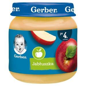 Gerber Deserek Jabłuszka dla Niemowląt po 4 Miesiącu bez Dodatku Cukru 125g