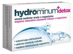 Hydrominum Detox na Eliminację Wody z Organizmu i Usuwanie Toksyn 30 Tabletek