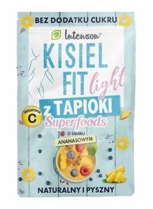 Intenson Superfoods Fit Light Kisiel z Tapioki o Smaku Ananasowym bez Dodatku Cukru 30g