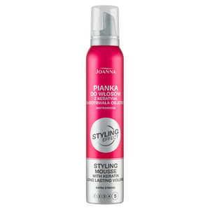 Joanna Styling Effect Ekstramocna Pianka do Włosów z Keratyną 150ml