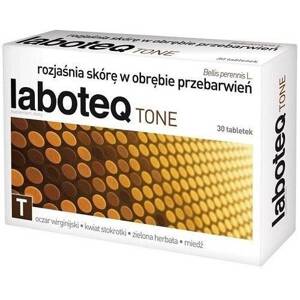 Laboteq Tone Rozjaśnia Skórę w Obrębie Przebarwień 30 Tabletek