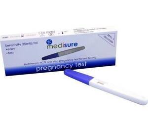 Medisure Jednoetapowy Test Ciążowy HCG 1 Sztuka