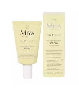 Miya mySPFcream Face Sunscreen Nawilżający Ochronny Krem do Twarzy i Dekoltu z SPF 50 Vegan 40ml