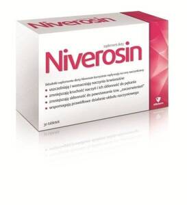 Niverosin Wspomaga Prawidłowe Funkcjonowanie Naczyń Krwionośnych 30 Tabletek