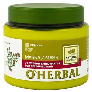 O'Herbal Maska do Włosów Farbowanych z Ekstraktem Z Macierzanki Tymianku 500 ml