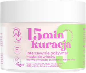 OnlyBio Hair Cycling Odżywienie 15 Minutowa Kuracja Intensywnie Odżywcza Maska do Włosów 280ml